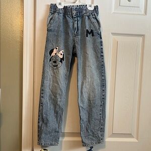 Kids Denim Jeans- Minnie Mouse